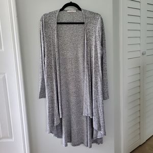 Gray cardigan
